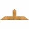 Ekena Millwork Portland Rough Sawn Timber Gable Bracket, Western Red Cedar, 48"W x 18"H x 2"D x 6"F, 9/12 Pitch GBW048X18X0206POR00RWR - alternate 1